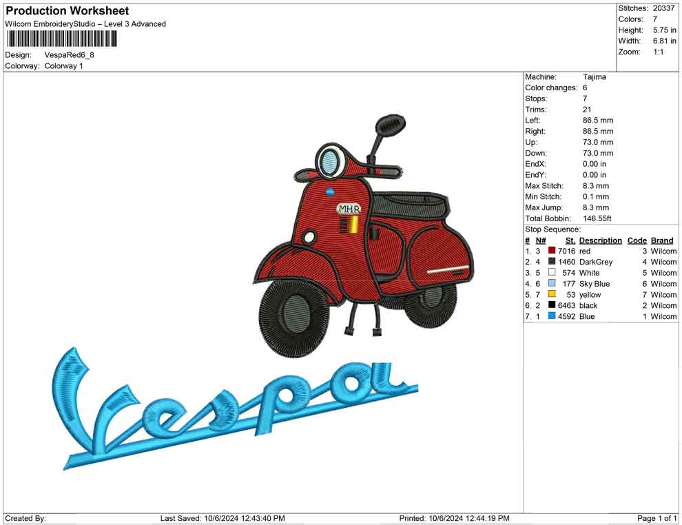 Vespa Red