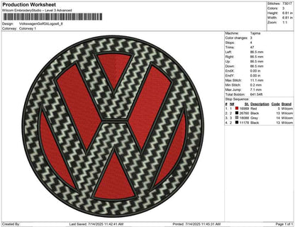 Volkswagen Golf Gti Logos
