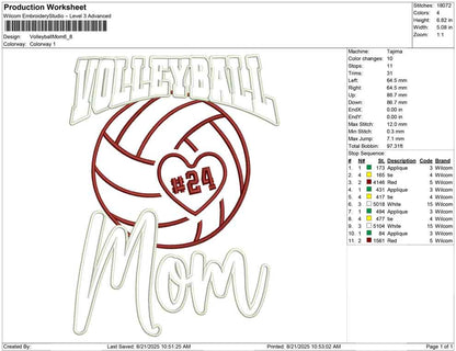 Volley ball Mom