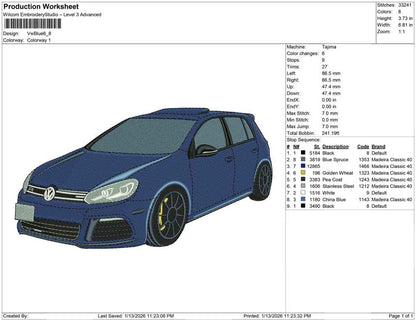 Vw blue