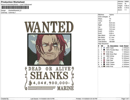 wanted Shank