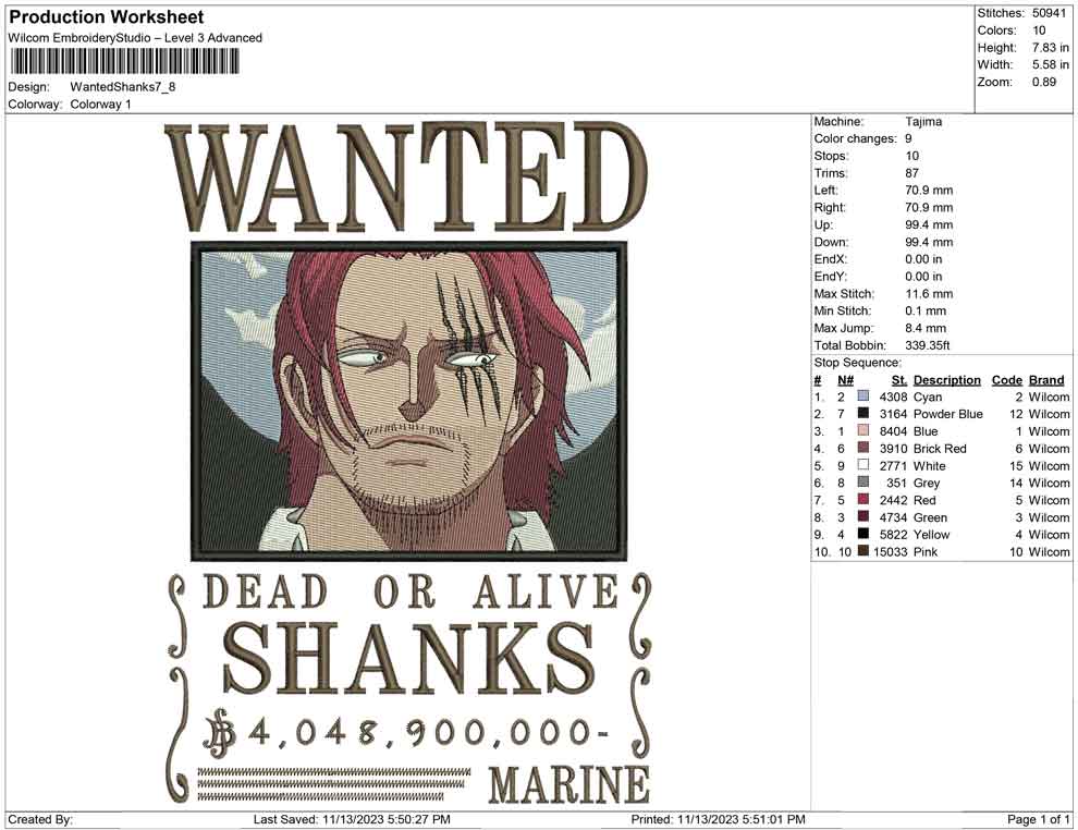 wanted Shank