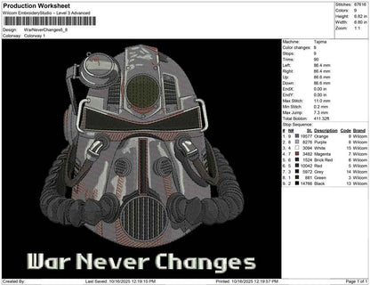 War Never Changes