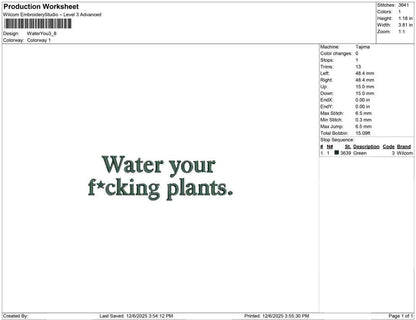 Water You