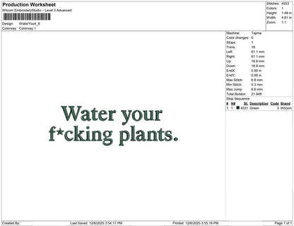 Water You