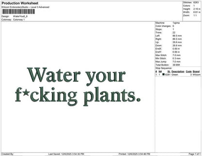 Water You