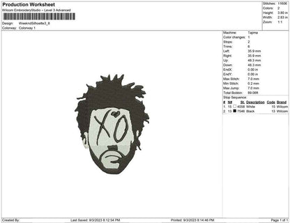Weeknd silhouette