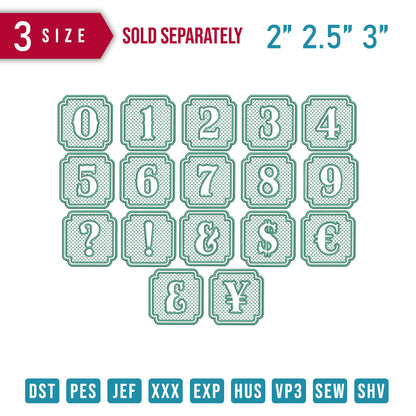 Western Emboss Towel Monogram