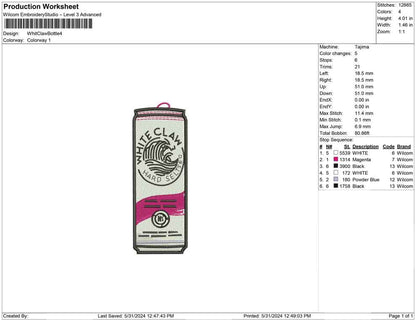 Whit Claw Bottle
