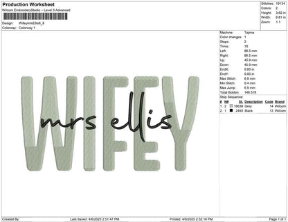 Wifey mrs Ellis