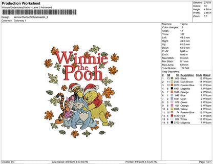 Winnie The Pooh Christmas B