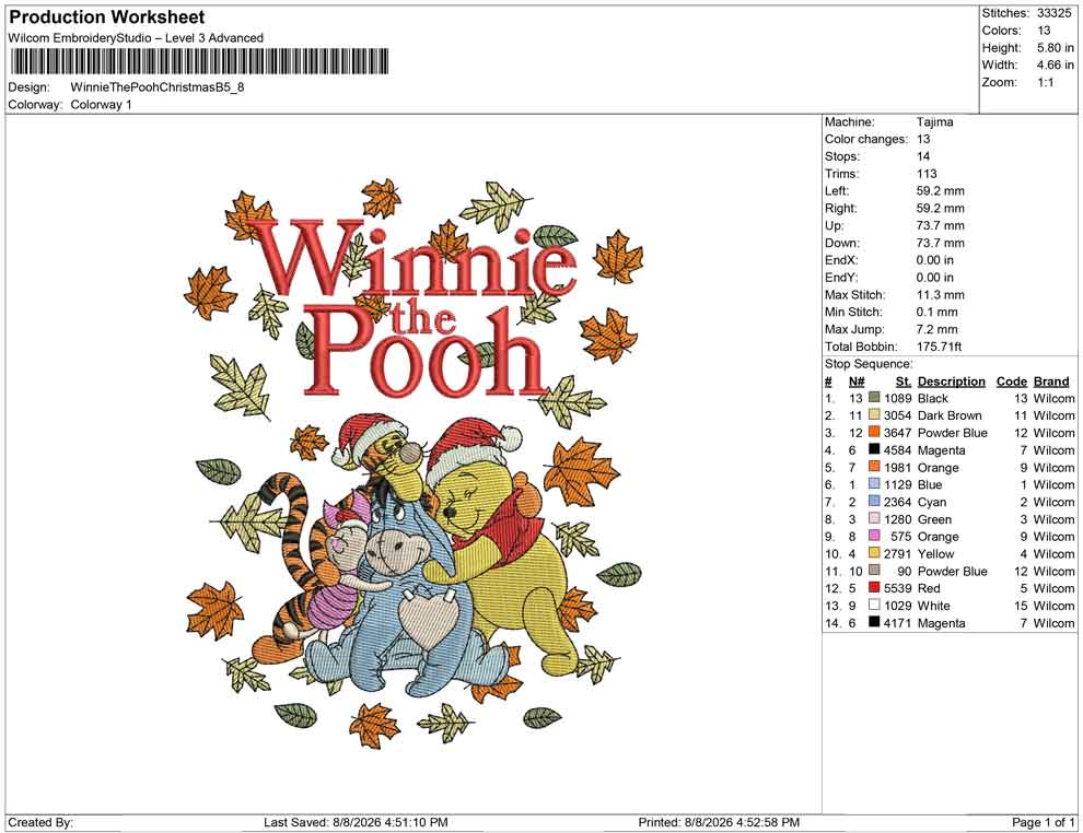 Winnie The Pooh Christmas B