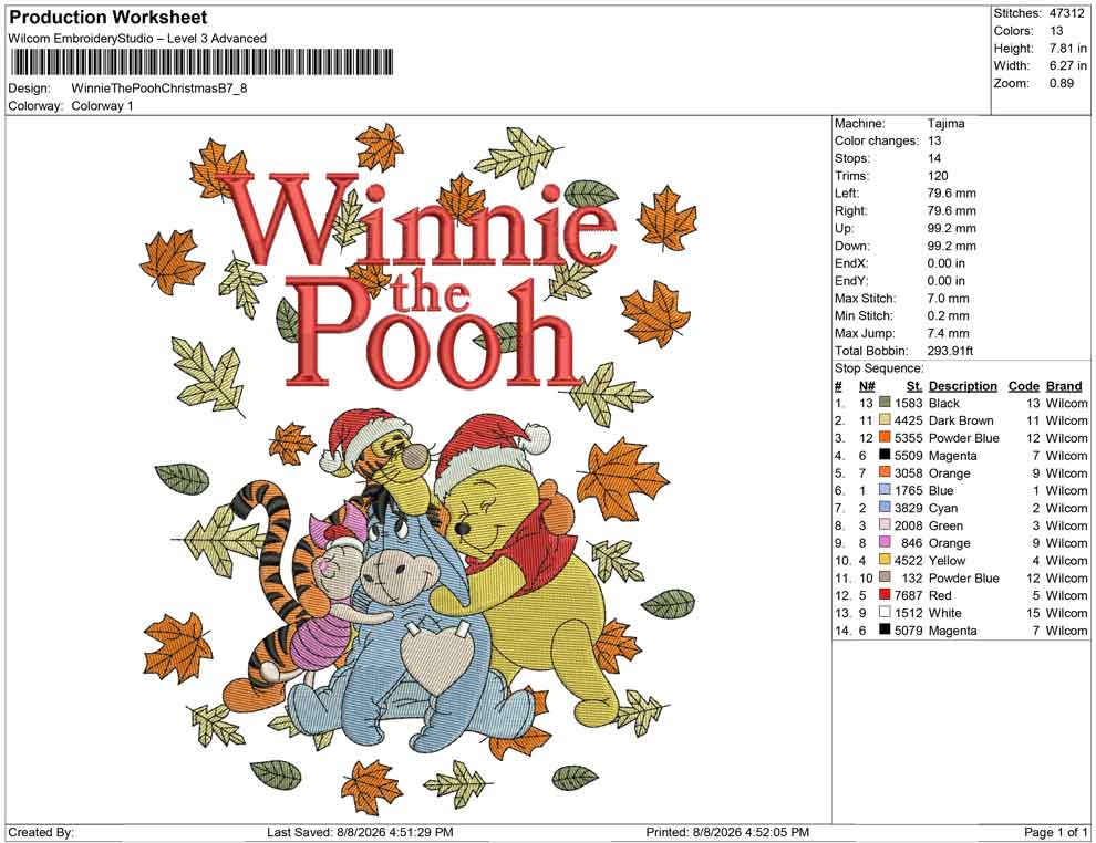 Winnie The Pooh Christmas B