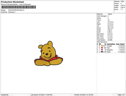 Winnie The Pooh Face