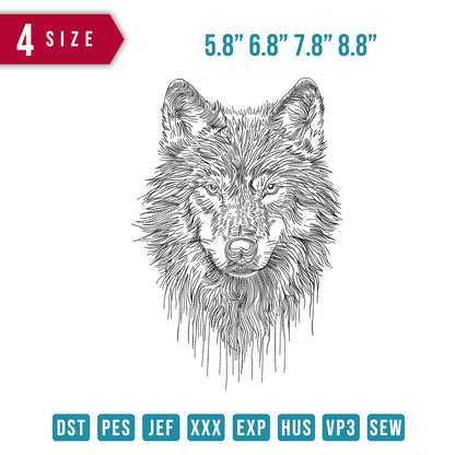 Wolf Line Art