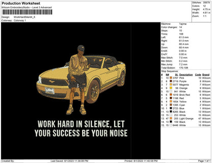 Work Hard Silent