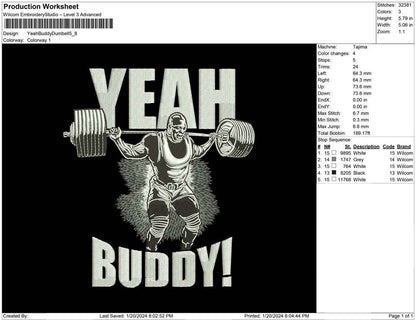 yeah buddy Dumbbell