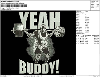 yeah buddy Dumbbell