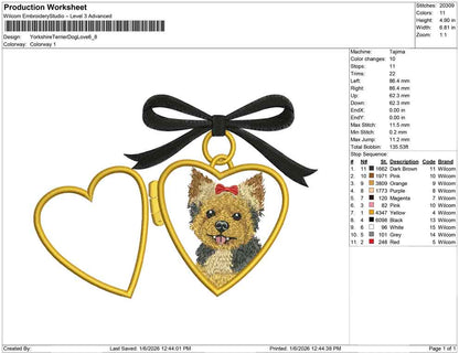 Yorkshire Terrier Dog Love