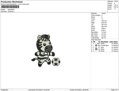 Zebra Ball