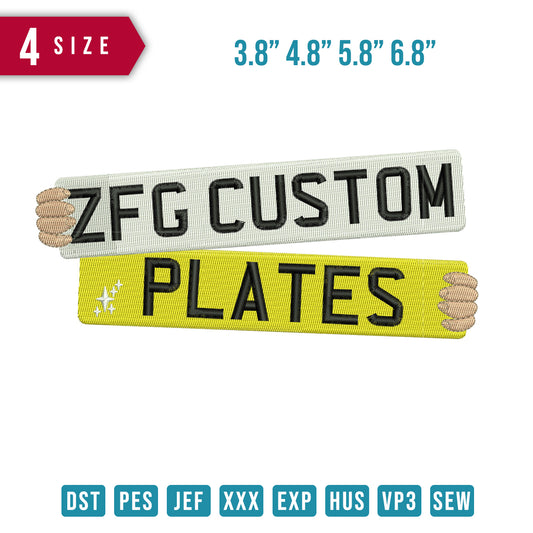 Zfg Custom Plates