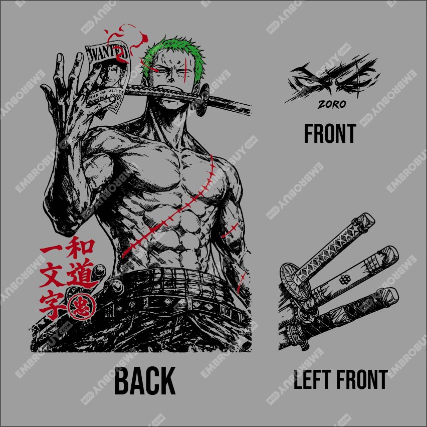 Zoro Sword Eye Scratch