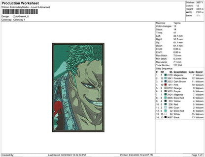 Zoro green