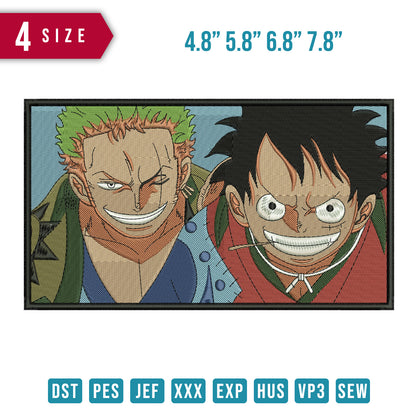 Zoro Luffy Panel