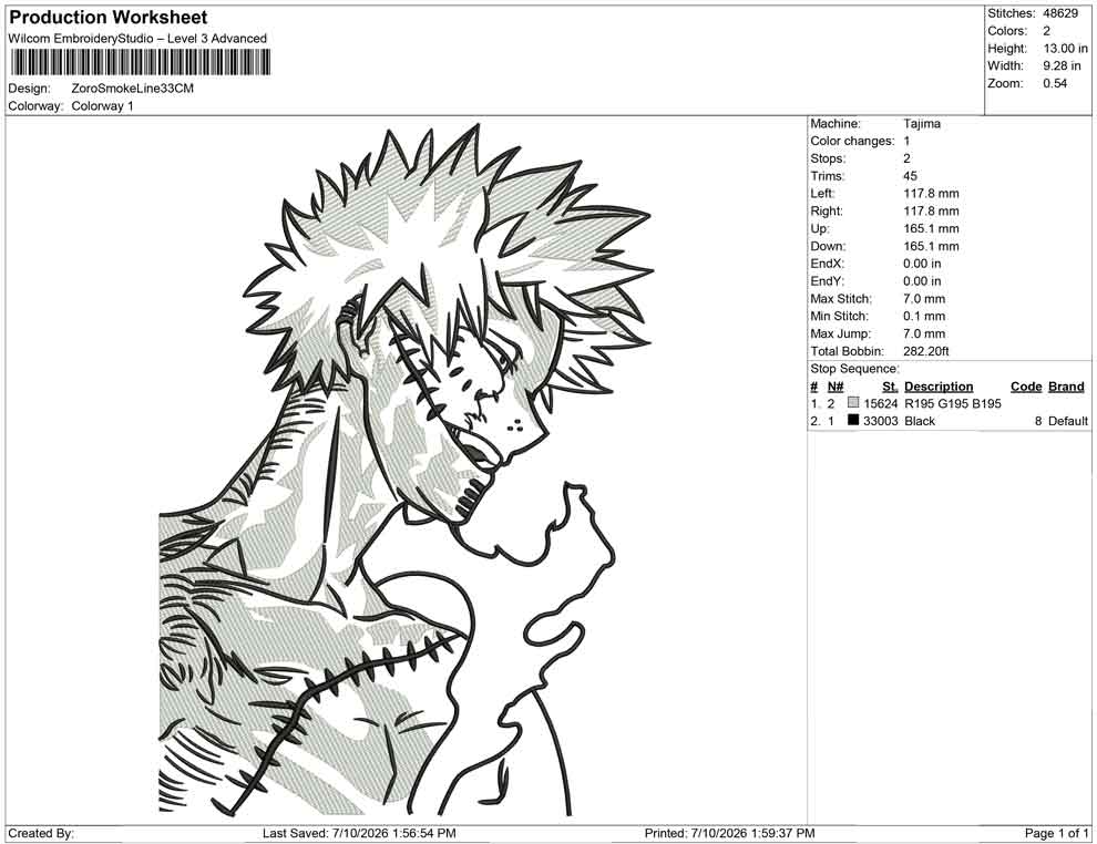 Zoro Smoke Line