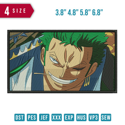 Zoro bite the grass