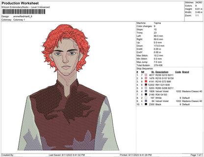 Anime Red Hair