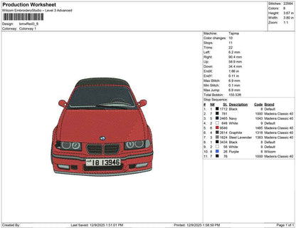 BMW red