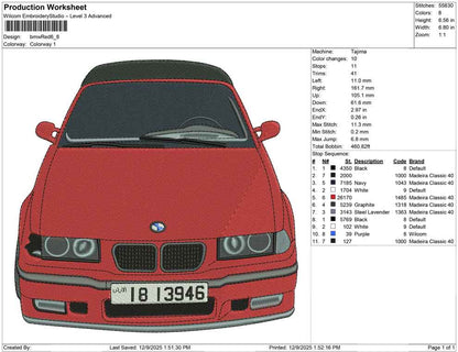 BMW red