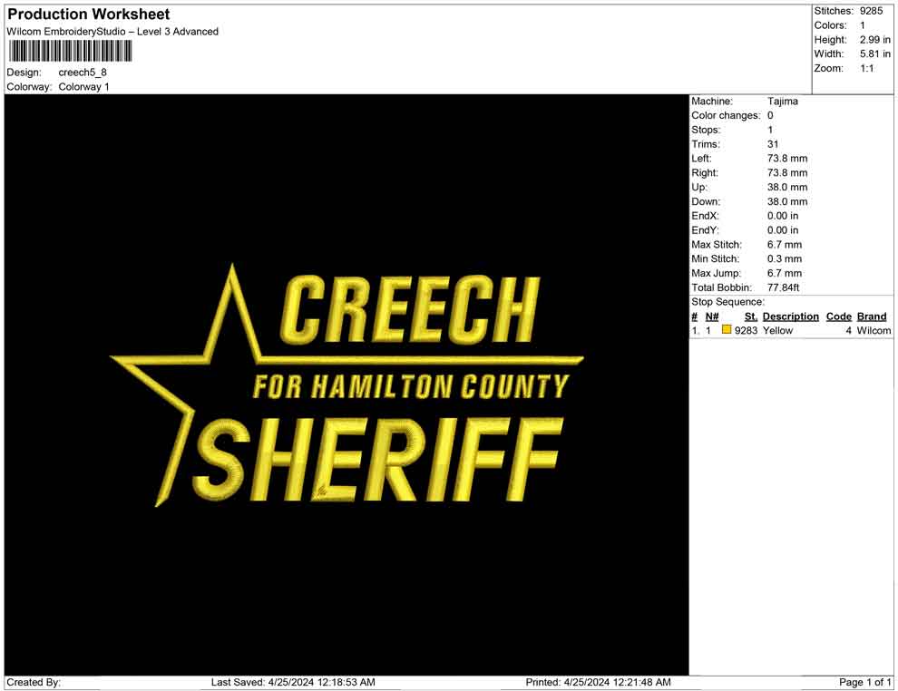 Creech Sheriff