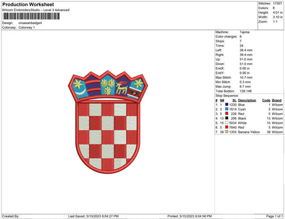 Croasian Badge