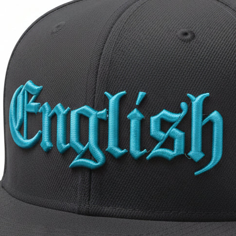 English font BX embroidery