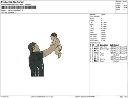 father Holding Baby