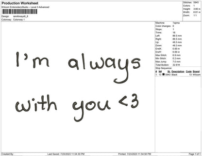 i'am always