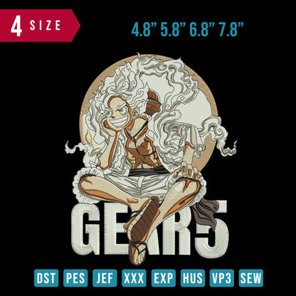 Luffy Gear 5 Sitting
