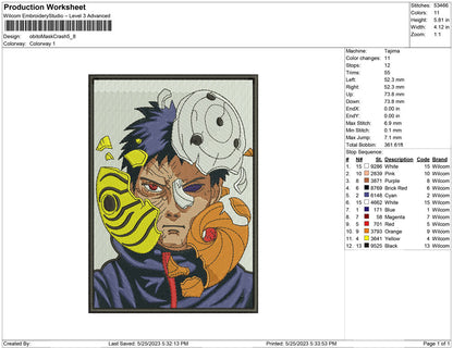 Obito mask Crash
