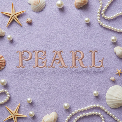 pearl font embroidery