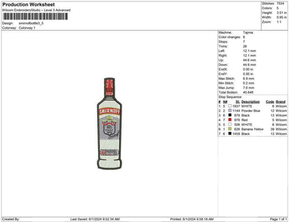 Smirnof Bottle