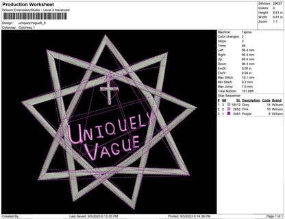 Uniquely Vague