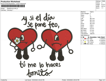 2 Bad Bunny love