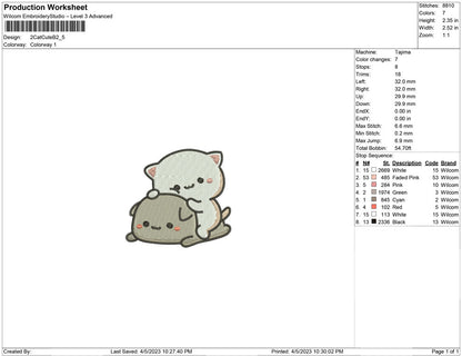 2 Cat Cute B