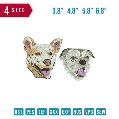 2Dogs head