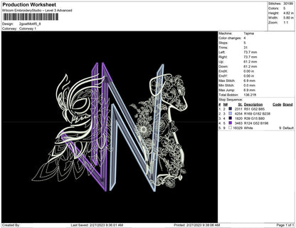 2 goat Motif