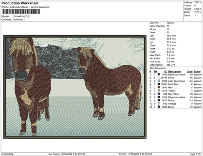 2 Horse Pony