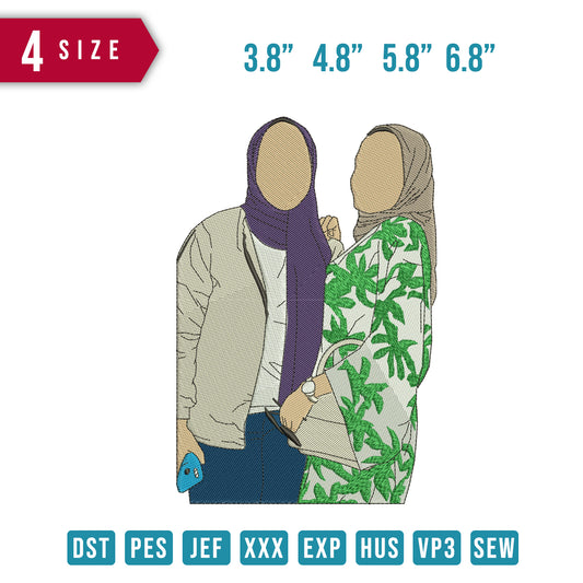 2 Frauen Hijab