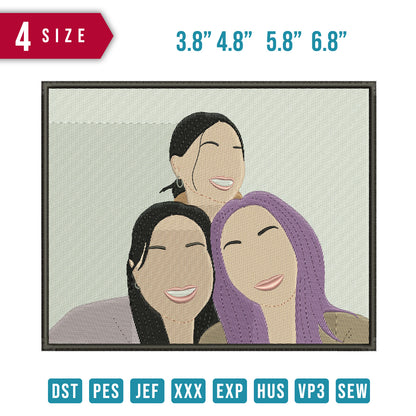 3 women Smile